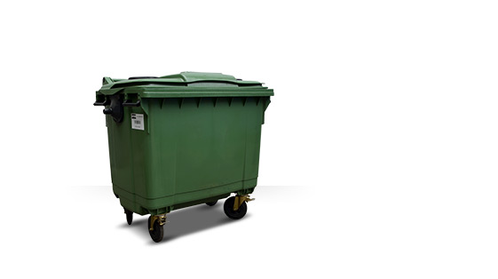 middle green container