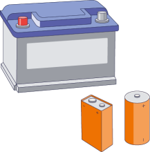 Illustration batteries